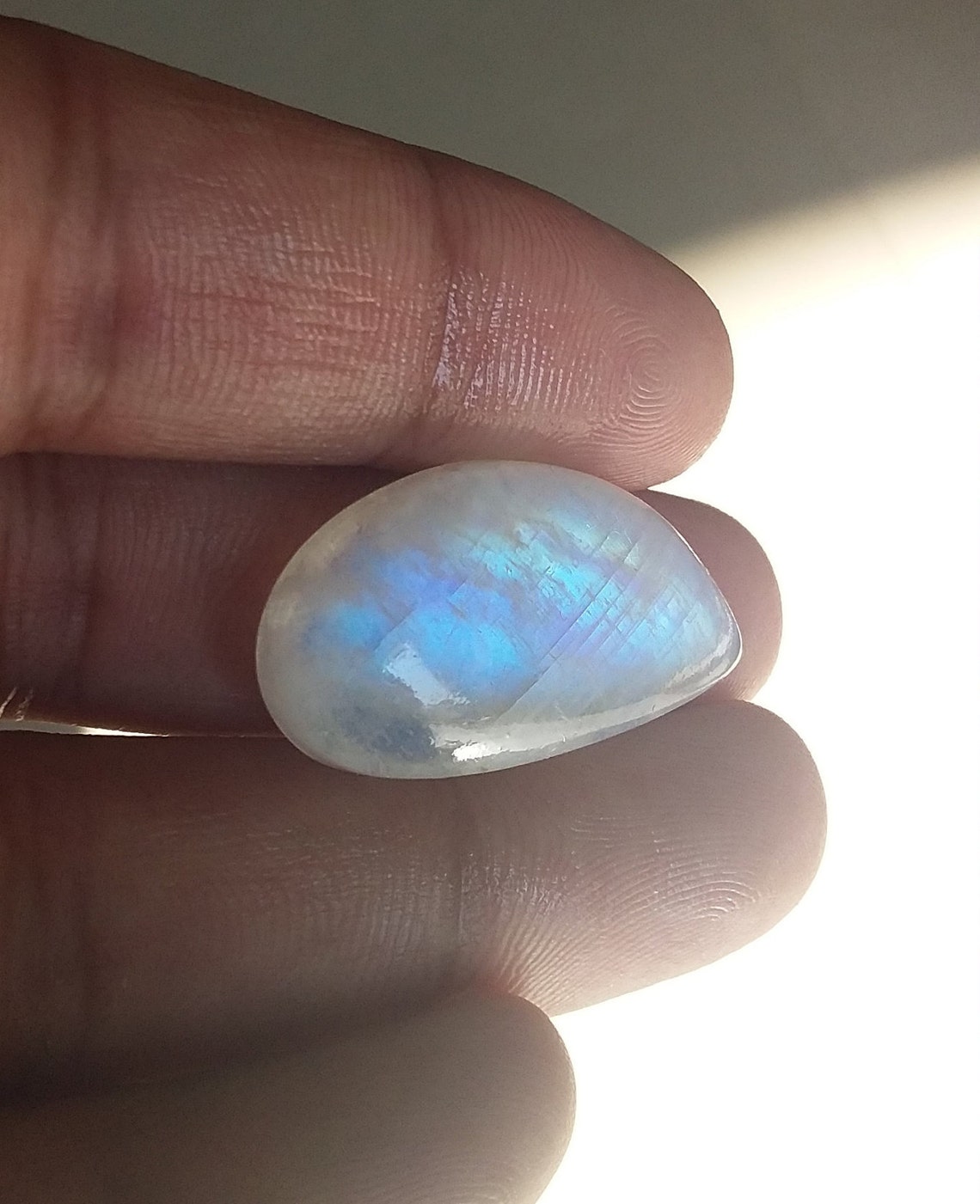 Rainbow Moonstone Cabochon Natural Gemstone Loose Moonstone Etsy