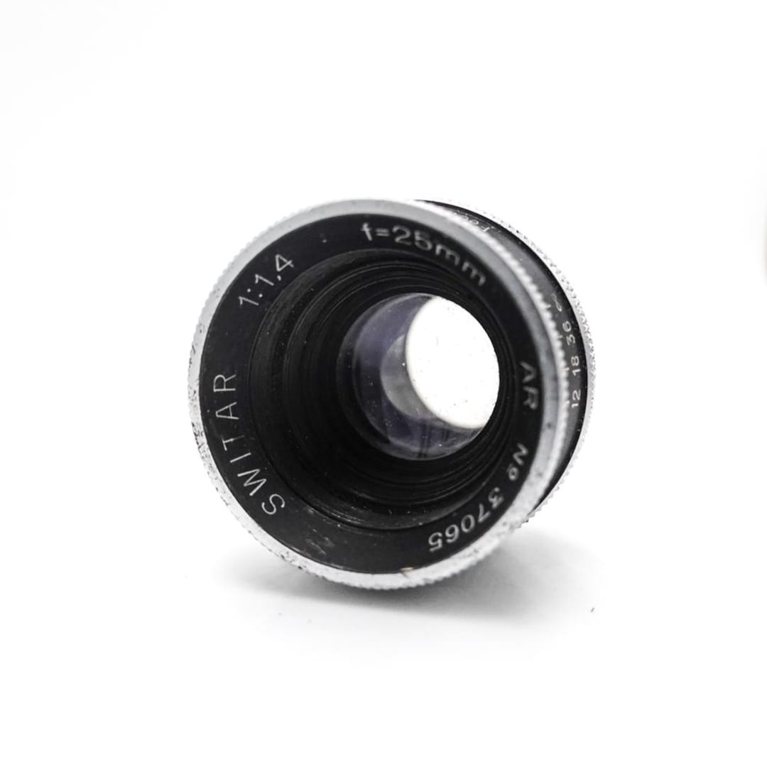 Bolex Kern Switar 25mm F/1.4 Ar C-mount Cine Prime Lens - Fully