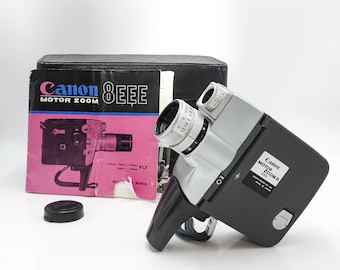 Canon 512 Cine Zoom Double / Regular 8mm Cine Film Camera - Fully