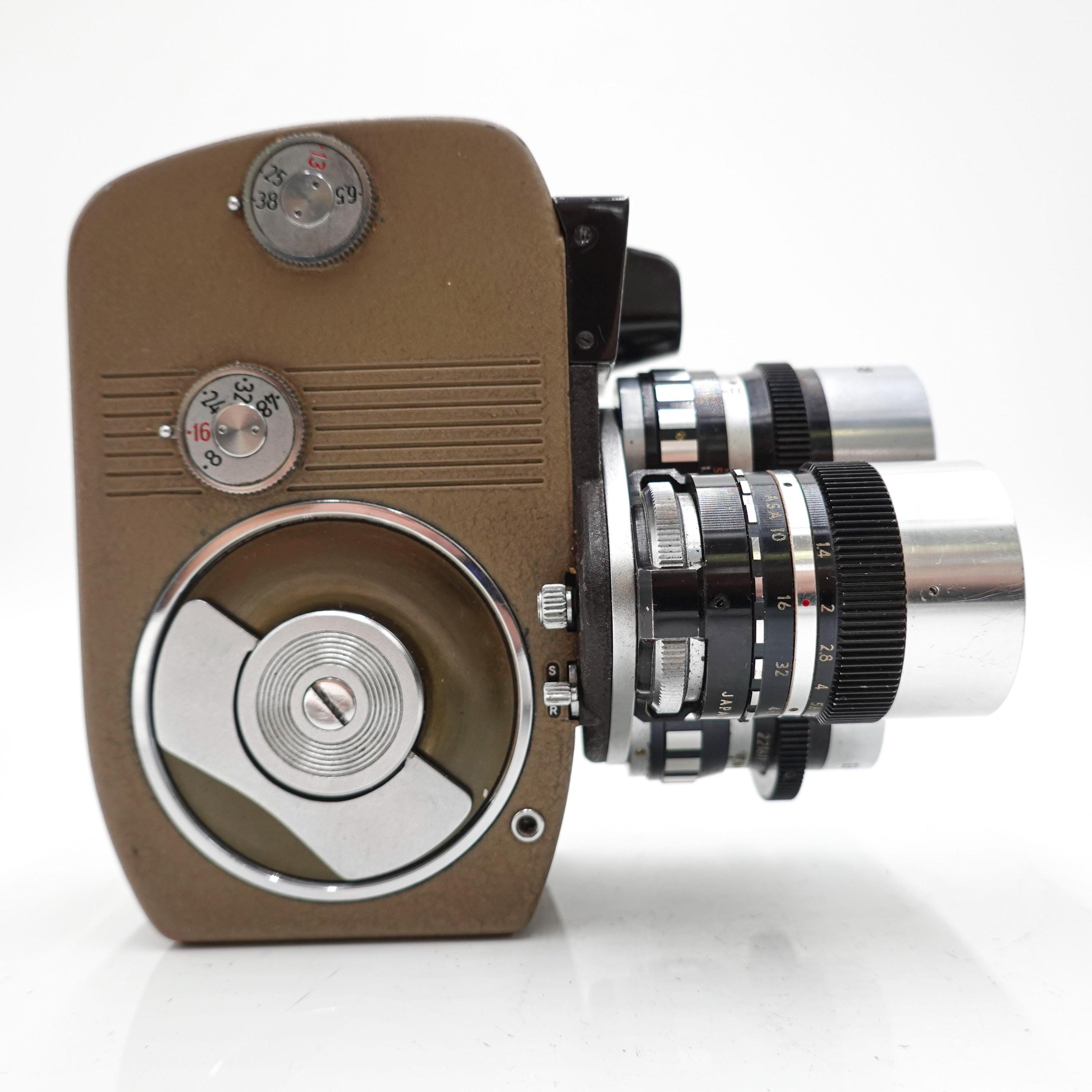 Sankyo 8-E カメラ Buy Sankyo 8-e 8e Double 8mm Cine Film Camera - 3 Lenses - Fully