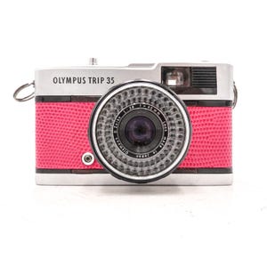 Olympus Trip 35 35mm Film Camera - Custom Navy Leather - Fully
