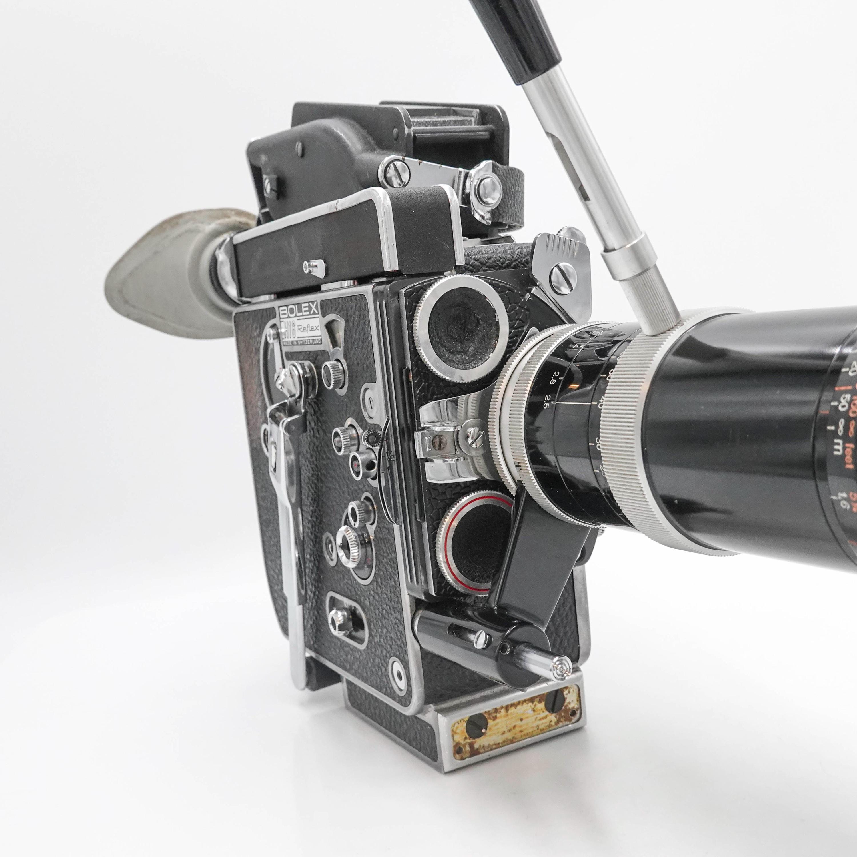 Paillard Bolex H16 Reflex Rex5 16mm Cine Film Camera & 18
