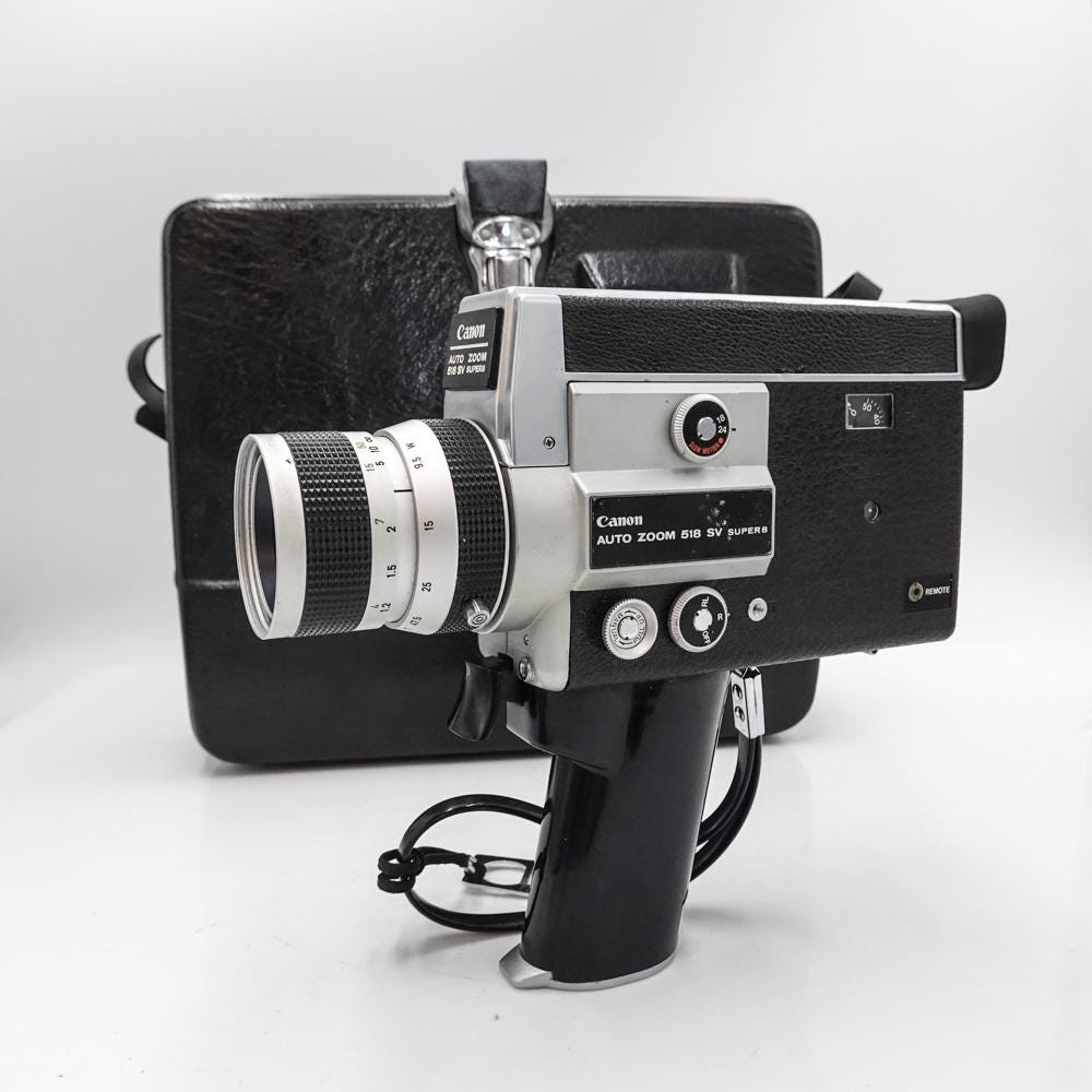 【tkd】Canon AUTO ZOOM 518SV SUPER8 Canon Auto Zoom 518 Sv Super 8 Cine Film Camera - Fully Working - Etsy