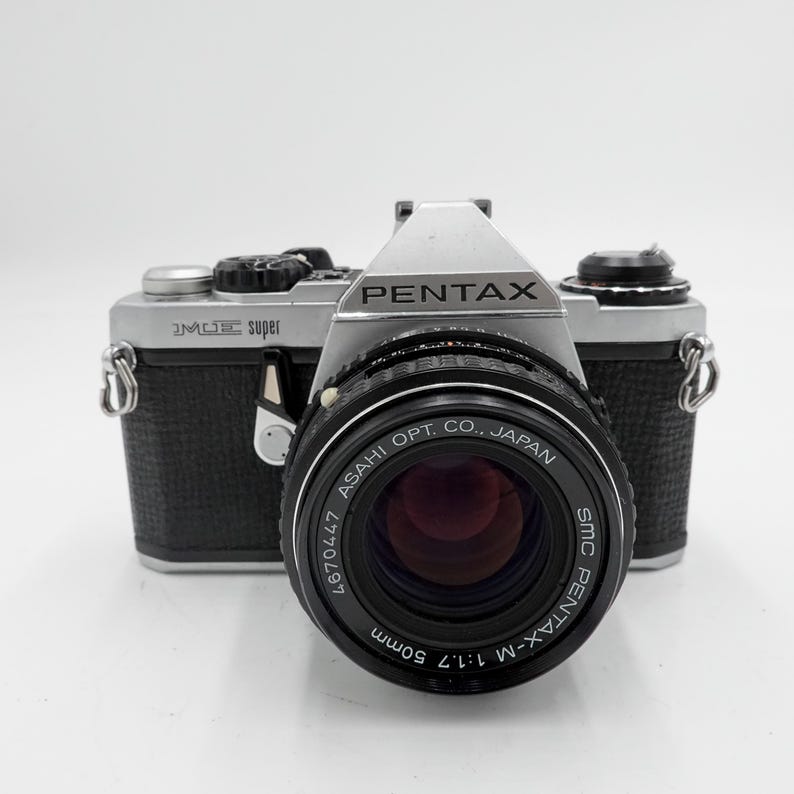 Pentax me super 35mm film slr camera & 50mm f/1.7 lens - fully working image 2