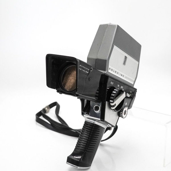 Bolex 160 macro zoom super 8 cine film camera - fully working s8-8204