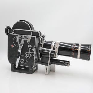 Paillard bolex h16 reflex rex 16mm cine film camera & 18-86mm f/2.5 rx lens