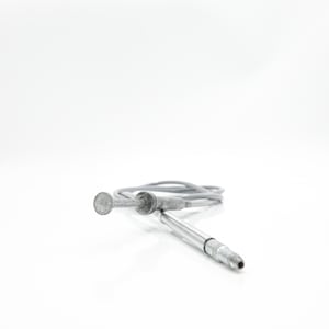 May include: A grey metallic probe with a cylindrical handle and two small, circular tips connected by a grey cable. The probe is designed for precision measurement or testing, likely for electronics or scientific applications.