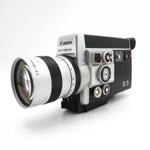 Canon auto zoom 814 electronic super 8 cine film camera - fully working