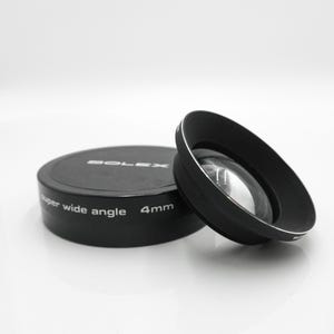 Bolex aspheron super wide angle 4mm super 8 converter - 55mm thread