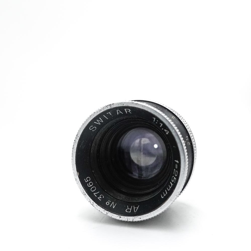 Bolex Kern Switar 25mm F/1.4 Ar C-mount Cine Prime Lens - Fully