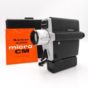 Sankyo micro cm super 8 cine film camera - fully working