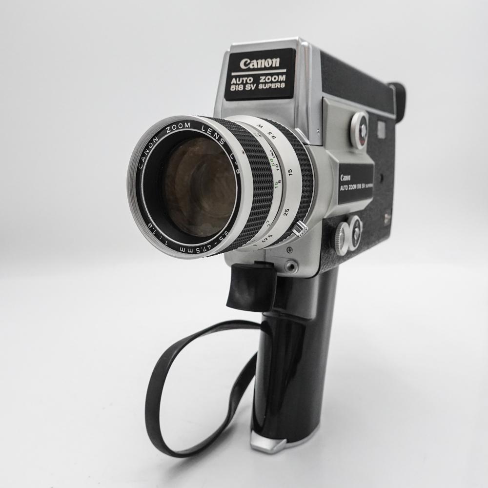 Canon Auto Zoom 518 Sv Super 8 Cine Film Camera - Fully