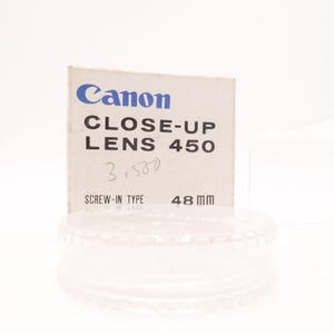 Canon 48mm 450 close up macro camera lens filter - good condition ot-6619