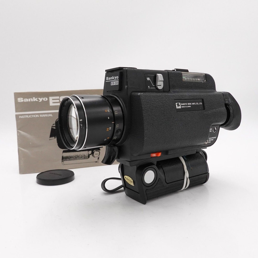 Sankyo Es33 Xl Super 8 Cine Film Camera Working S87353 Etsy