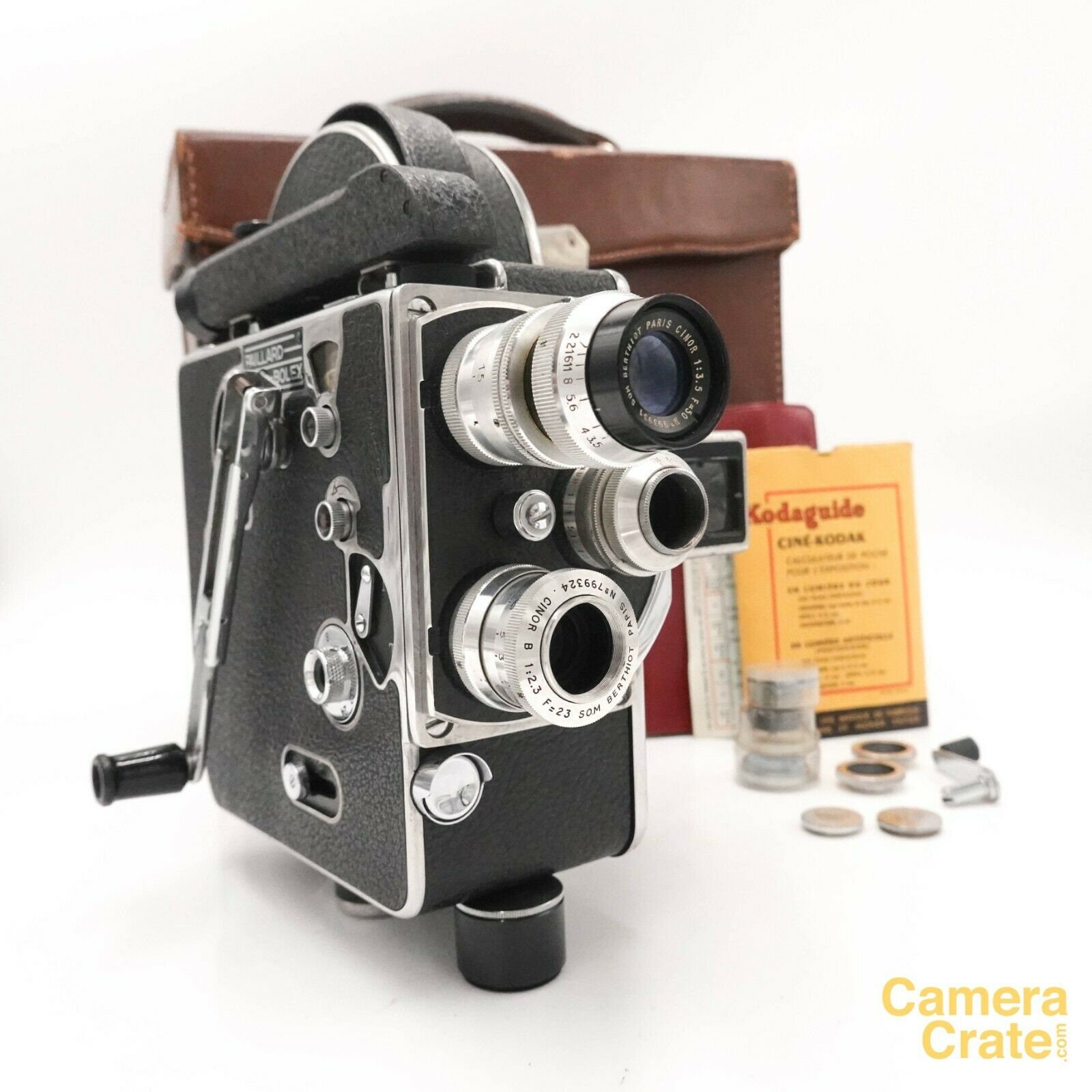 Bolex Paillard Bolex H8 8mm vintage film movie camera With Pan Cinor  lens 