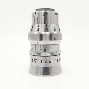 Oplenon 1.5&quot; 1 1/2 inch f/3.2 telephoto cine lens d mount fully working #ls-2232
