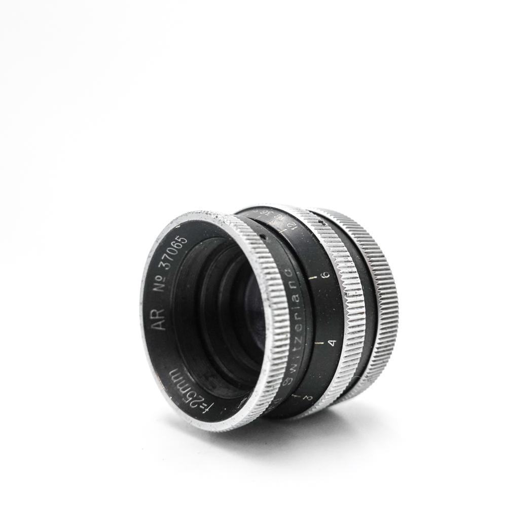 Bolex Kern Switar 25mm F/1.4 Ar C-mount Cine Prime Lens - Fully