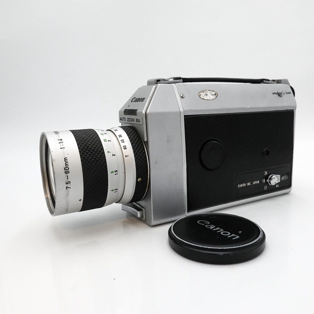 Canon Auto Zoom 814 Super 8 Film Movie Camera Working Etsy