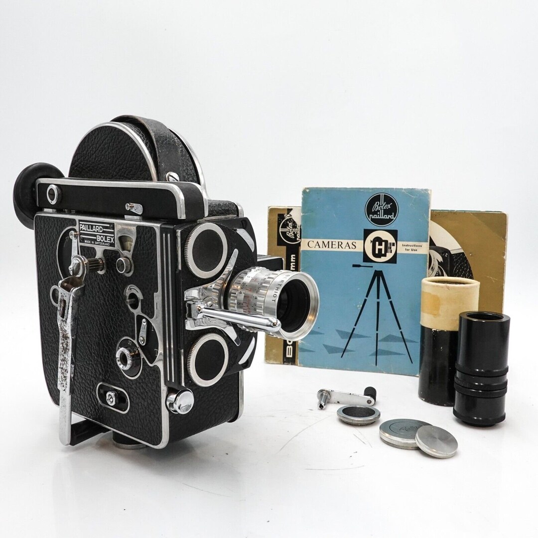 Paillard Bolex H16 Reflex 16mm Cine Film Camera & 25mm F/1.8