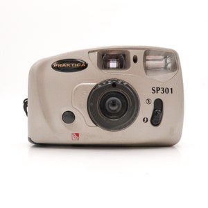 Praktica sp301 sport 35mm film point & click camera - fully working cam-6556