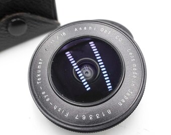 Pentax Asahi Fish-eye Takumar 18mm F/11 Camera Lens - M42 Mount