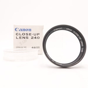 Canon 48mm 240 close up macro camera lens filter - good condition ot-6620