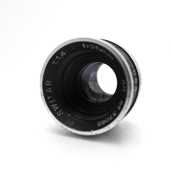 Bolex Kern Switar 25mm F/1.4 Ar C-mount Cine Prime Lens - Fully