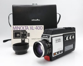 Minolta xl-400 super 8 cine film camera - fully working #s8-8118