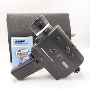 Revue cockpit 800 super 8 cine film movie camera - fully working #s8-5888
