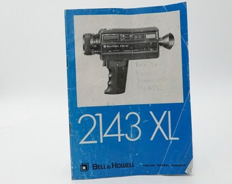 Caméra vintage Bell & Howell Filmsonic Macro 8 - Caméra à film Super 8 - Parfait pour les cinéastes et les amateurs - France