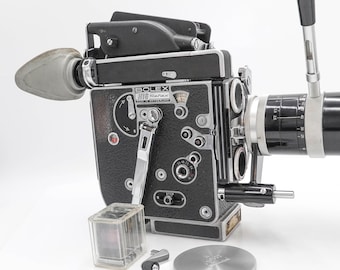 Paillard Bolex H16 Reflex Rex5 16mm Cine Film Camera & 18