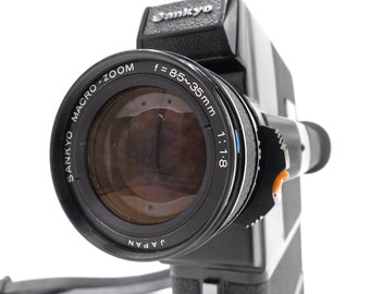 ▪️中古品▪️ Sankyo mf-404 スーパー 8 シネフィルムカメラ Sankyo mf-404 スーパー 8 シネフィルム カメラ - 動作中 - #s8