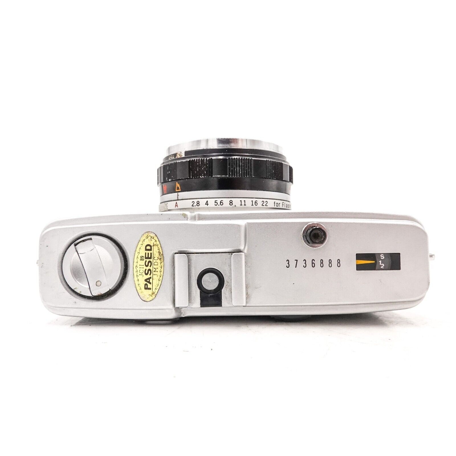 【動作確認済】 Olympus TRIP 35 G0309-252-4p Olympus Trip 35 35mm Film Camera - Custom Navy Leather - Fully