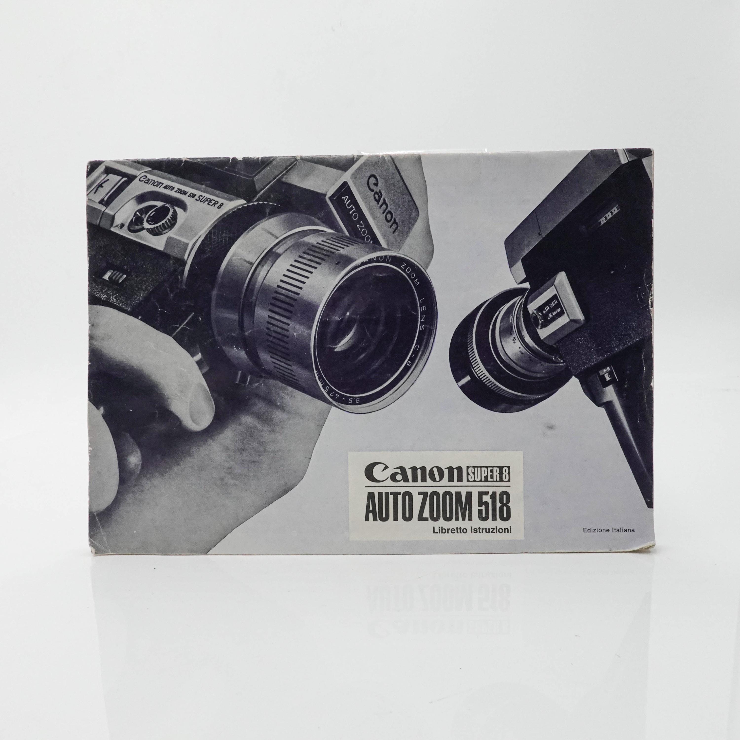 Canon AUTO ZOOM 518 SV SUPER 8　専用ケース付き Canon AUTO ZOOM 518 SV SUPER 8 専用ケース付き Canon Auto Zoom 518