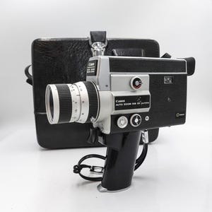 Canon auto zoom 518 sv super 8 cine film camera - fully working