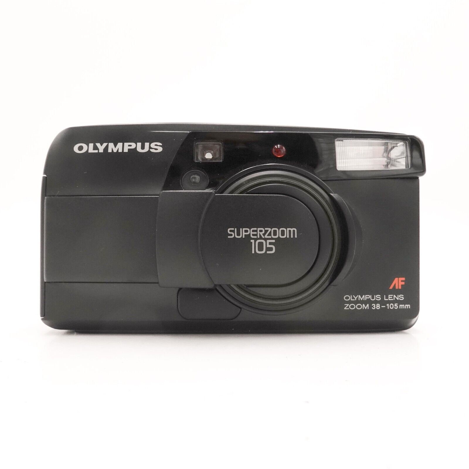Olympus Superzoom 105 35mm Compact Point & Click Film Camera - New