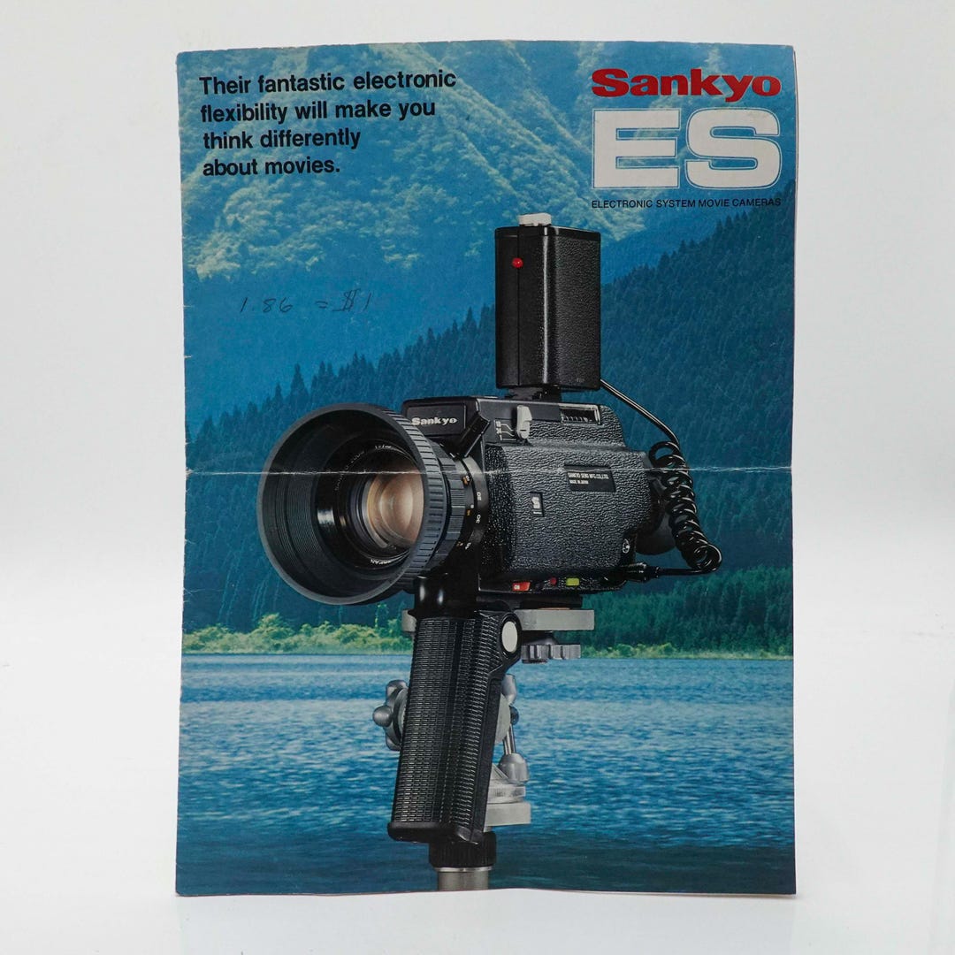 Sankyo Camera Sankyo Es Series Super 8 Cine Film Camera Sales Brochure - Etsy