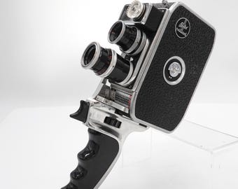Cámara de cine Paillard Bolex B8L de 8 mm con dos lentes, en perfecto estado de funcionamiento.