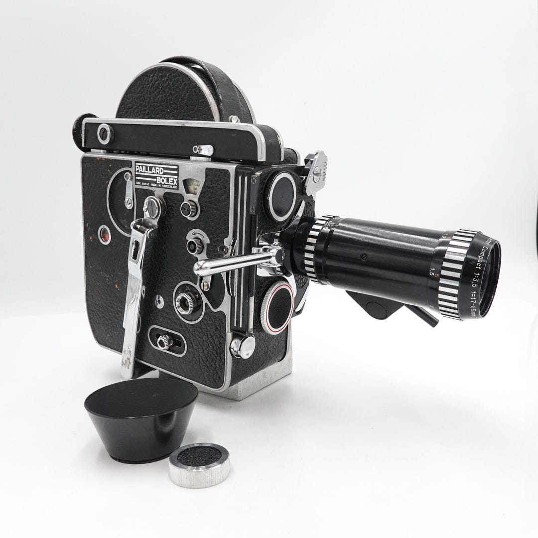Paillard BOLEX フィルムカメラ　ジャンク　アンティーク Paillard Bolex H16 Reflex Rex 16mm Cine Film Camera & 17