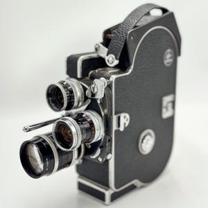 【動作品・現状品】BolexH16 レンズ付16mmフィルムカメラ　ボレックス Bolex H16 スイス製ボレックスP1 8ミリメートルフィルムカメラ Bolex