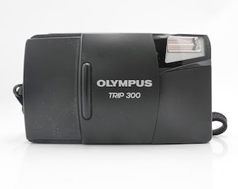 Olympus trip 300 35mm compact point & shoot film camera