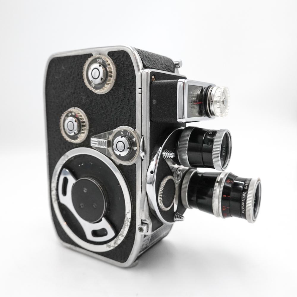 Paillard Bolex D8L ダブル 8 mm 映画用シネフィルムカメラ (レンズ 2