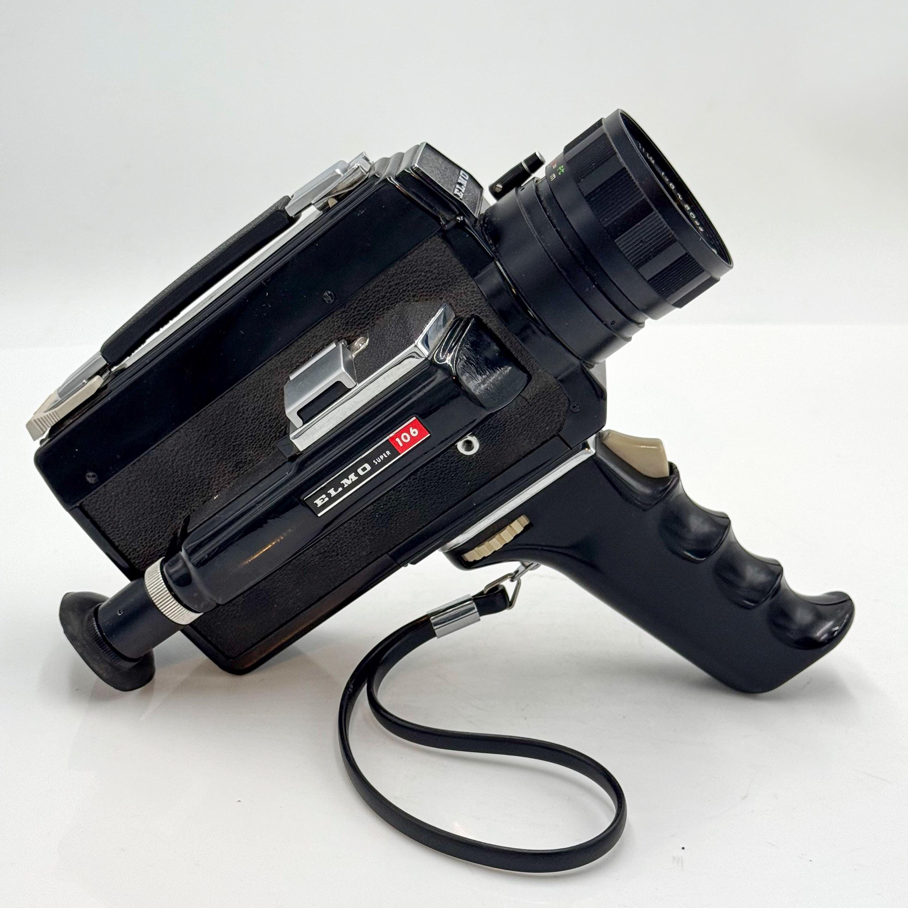 Elmo 106 Super 8 Cine Film Camera - Black - Fully Working - Etsy
