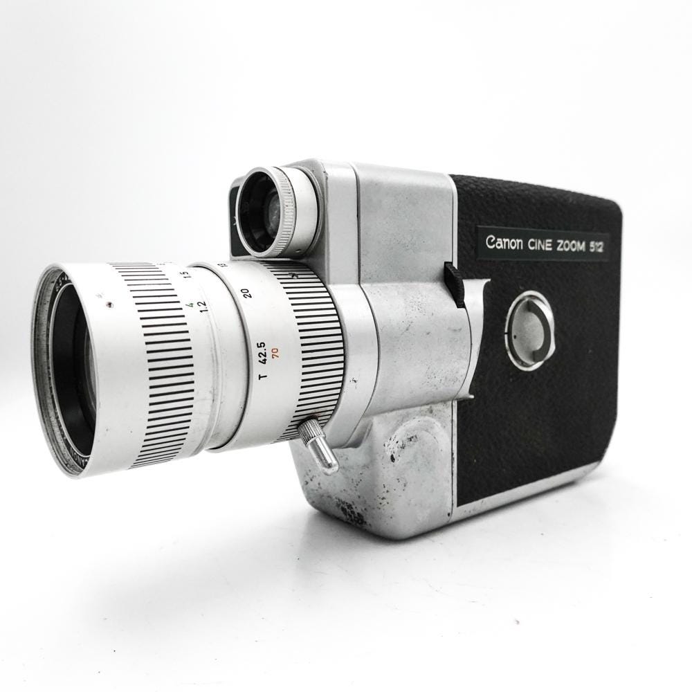 Canon 512 Cine Zoom Double / Regular 8mm Cine Film Camera - Fully