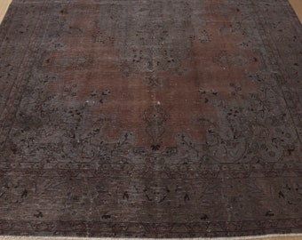 7x10 Turkish dining room rug,  rug, living room rug, 6'9" X 9'8"  Retro Rug D89N7760