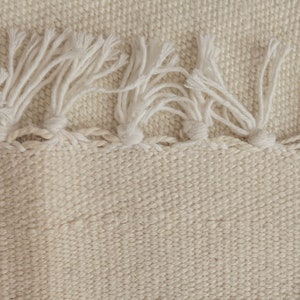 6x10 vintage hemp rug, living room white hemp, 6&#39;5&quot; X 10&#39;4&quot; bedroom hemp, D57N4374