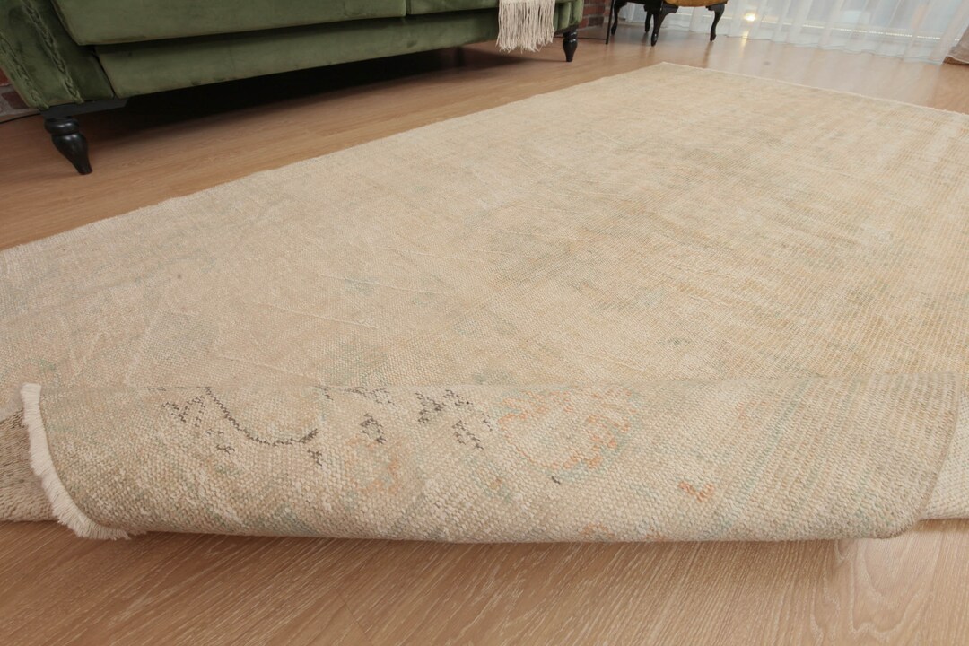 5x9 Distressed Hand Woven Rug Bedroom Rug 5'3 X Etsy