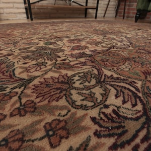 6x10 handmade bedroom rug, Vintage Area Rug, 6&#39;5&quot; X 9&#39;6&quot; oriental wool  rug D113N8350