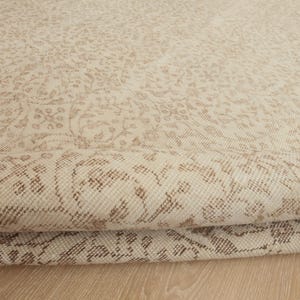 7x9 Hand Woven Rug , wool  Boho  rug , 6&#39;8&quot; X 9&#39; Distressed  Area  Rug D110N7649