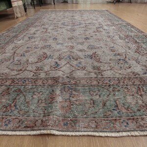 5x9 dining room rug,  Area Rug,Faded Bedroom rug ,5&#39;3&quot; X 8&#39;6&quot;   Living Room Rug D33N3116